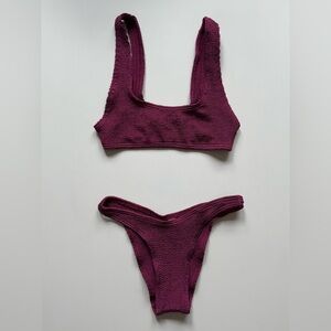 Bond-eye Womens The Malibu Set Two-Piece Bikini - Plum - O/S
